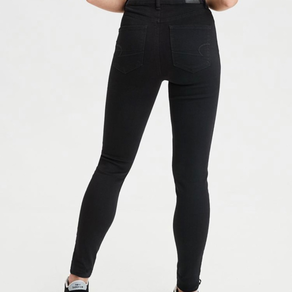 American eagle high rise curvy black jeggings